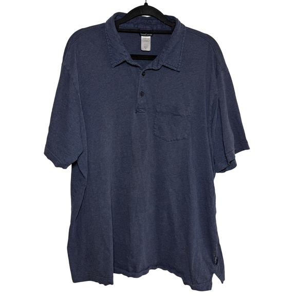 Patagonia Other - Patagonia Squeaky Clean Polo Sz XL Blue Heather Cotton Office Work Casual 52776
